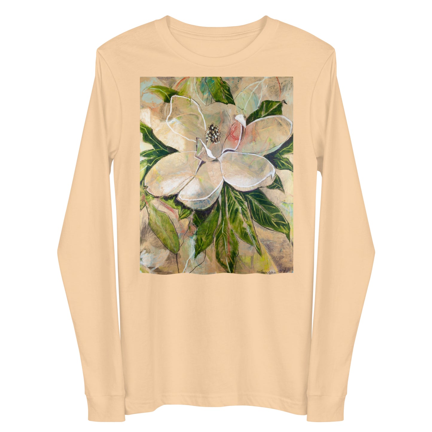 Golden Magnolia Unisex Long Sleeve Tee