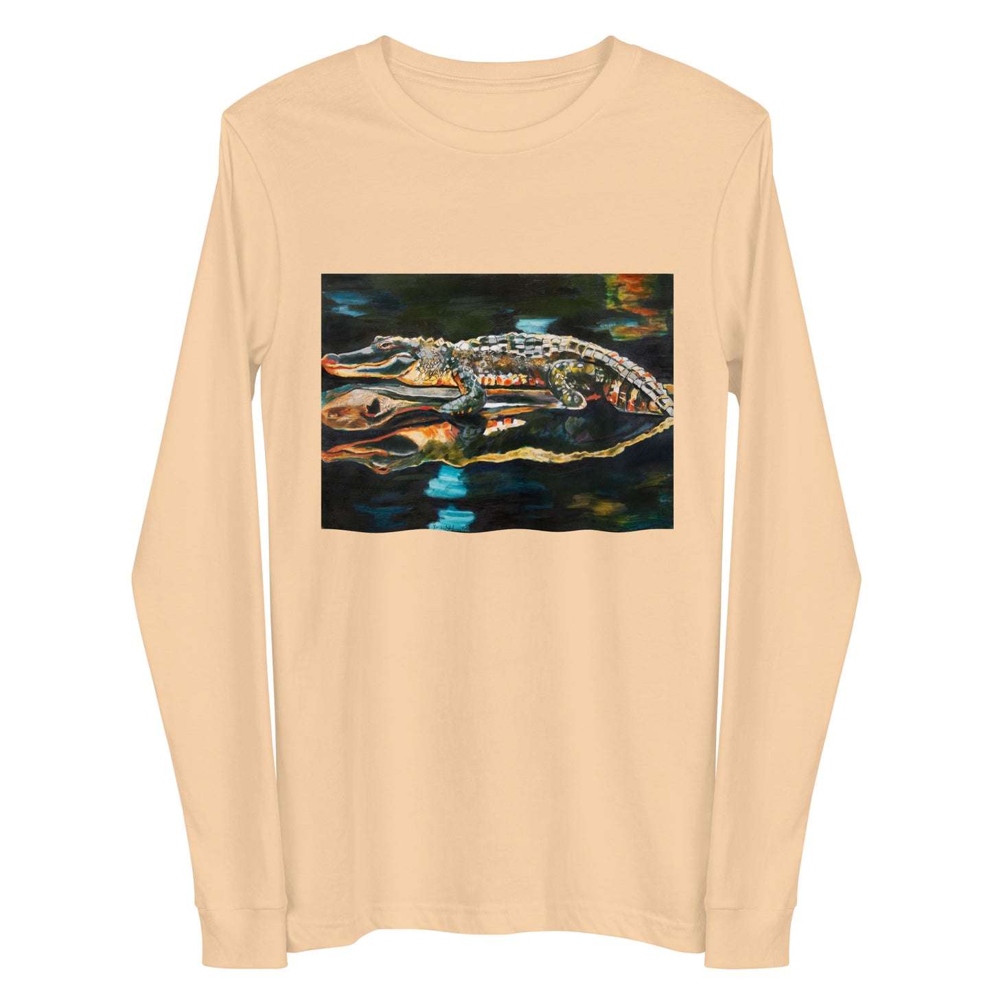 Gator on a Log Unisex Long Sleeve Tee