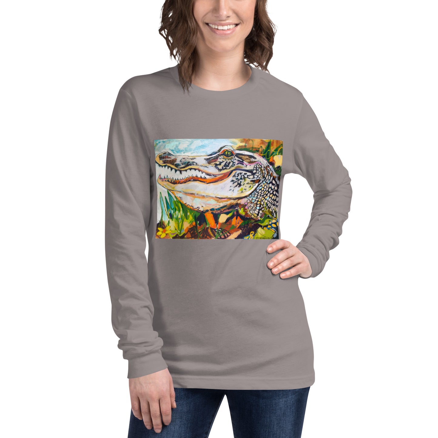 Groovy Gator Unisex Long Sleeve Tee