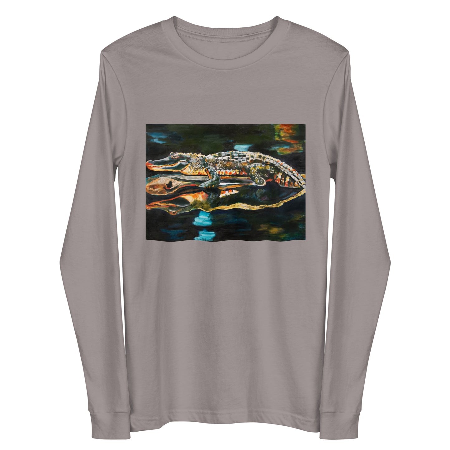 Gator on a Log Unisex Long Sleeve Tee