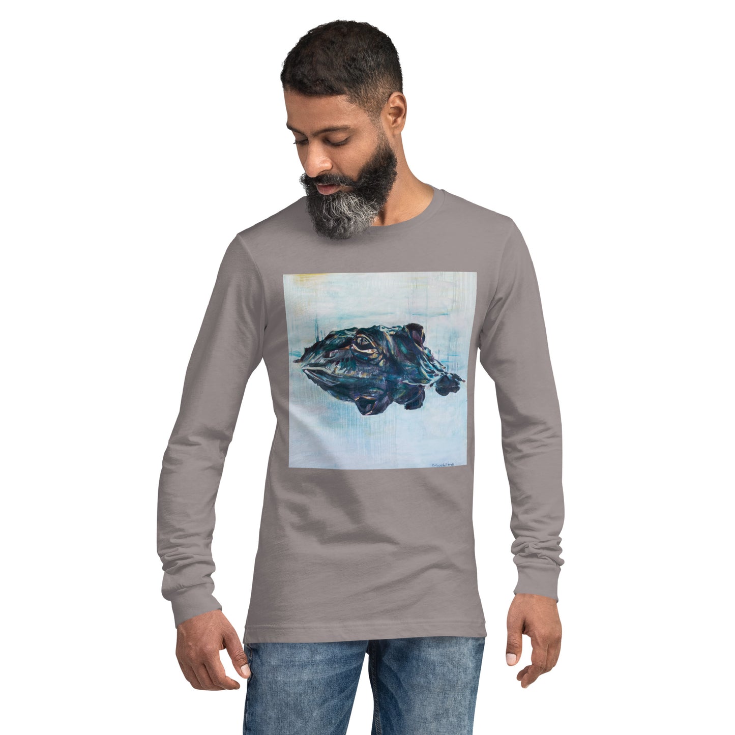 Gator Head Reflection Unisex Long Sleeve Tee