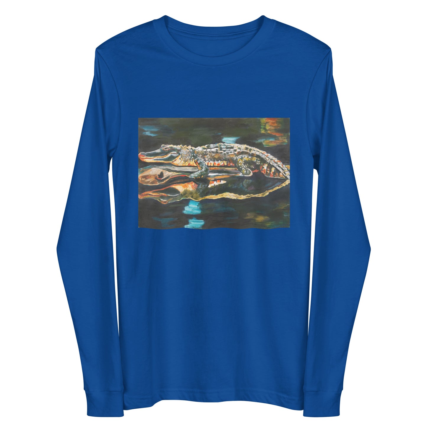 Gator on a Log Unisex Long Sleeve Tee