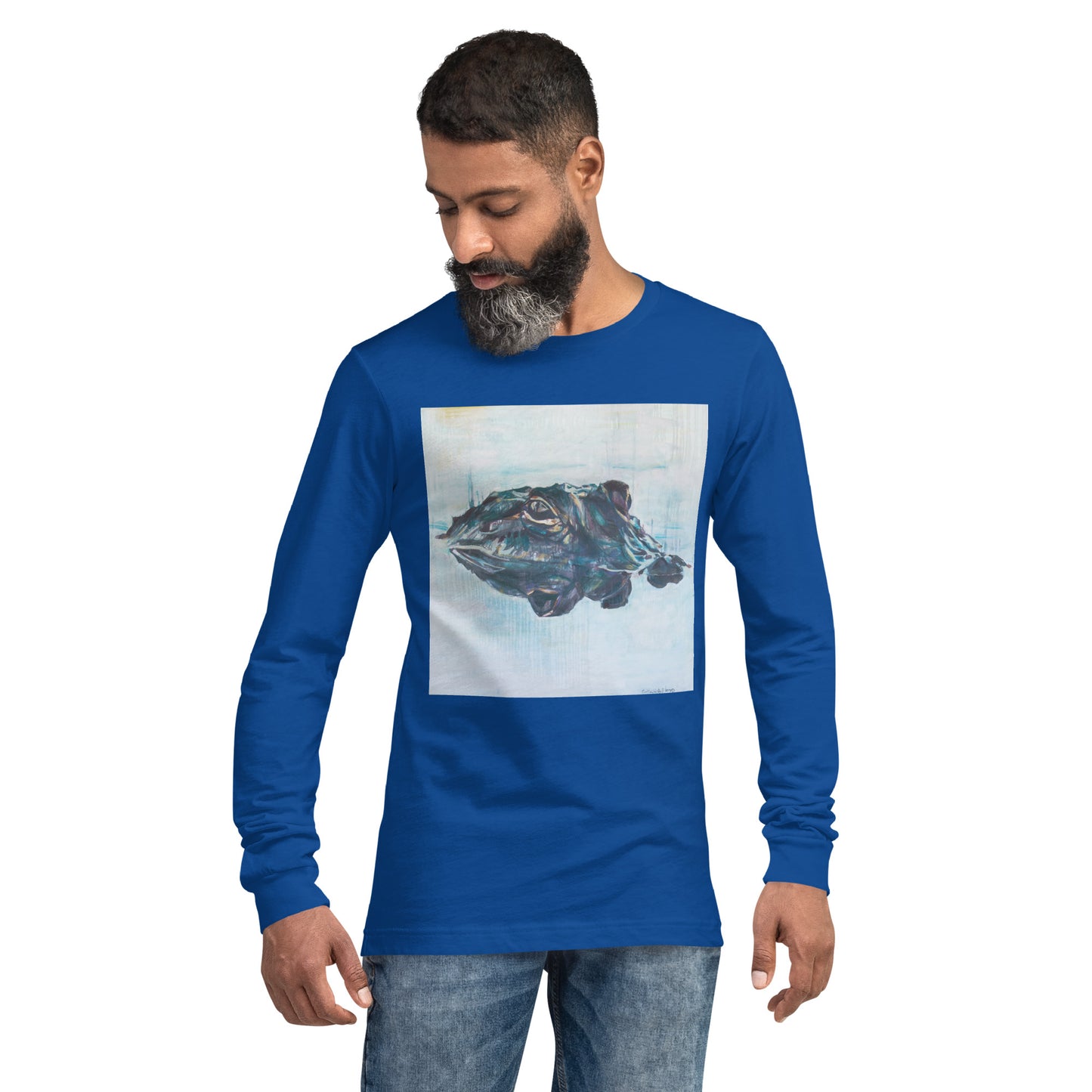 Gator Head Reflection Unisex Long Sleeve Tee