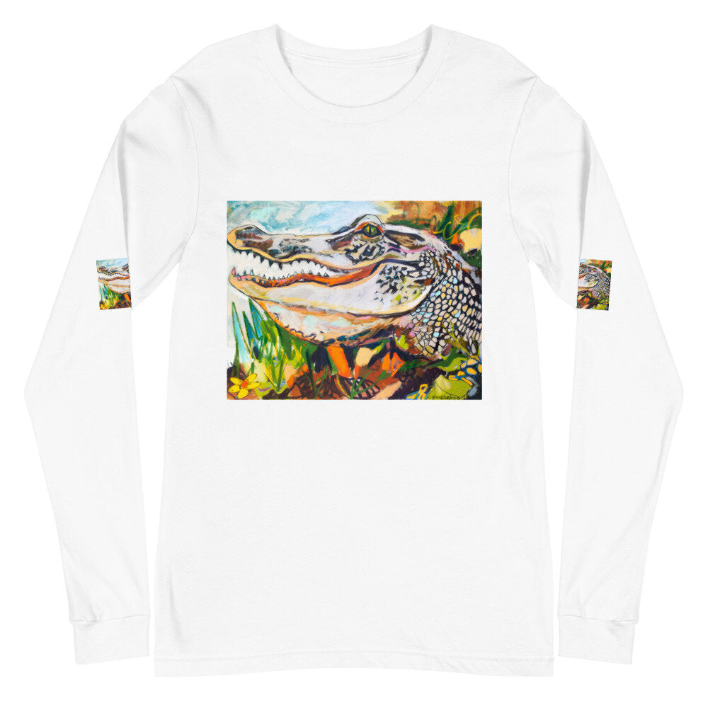 Groovy Gator Unisex Long Sleeve Tee