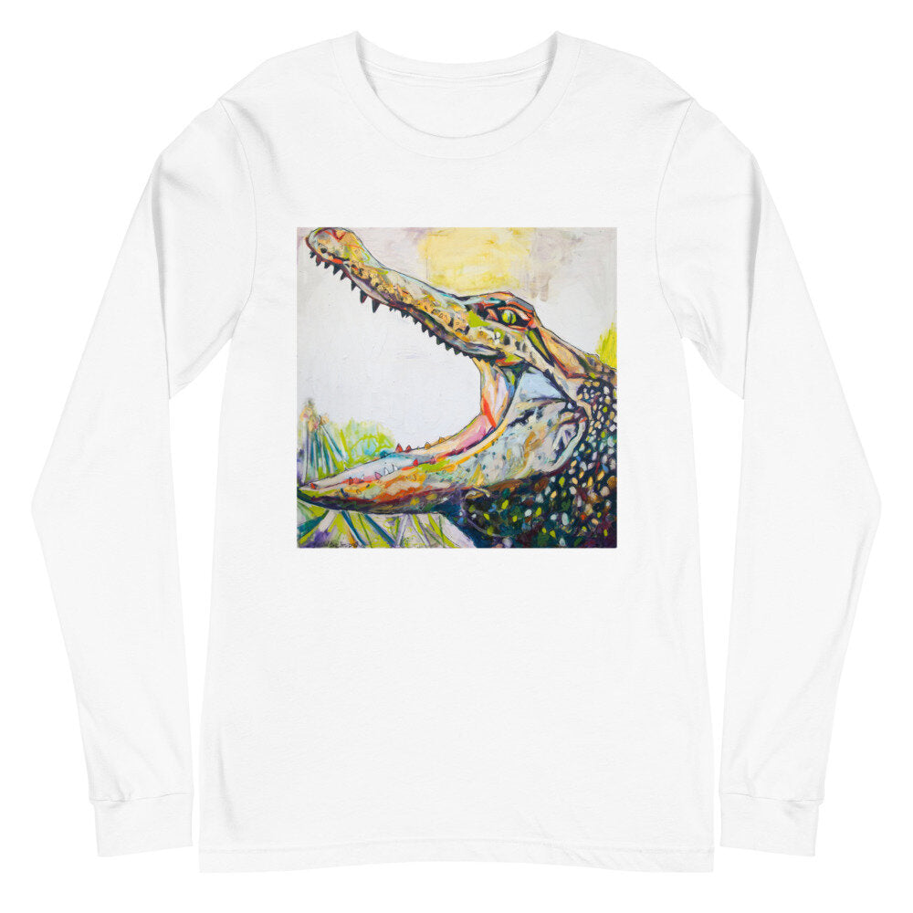 Big Mouth Gator Unisex Long Sleeve Tee