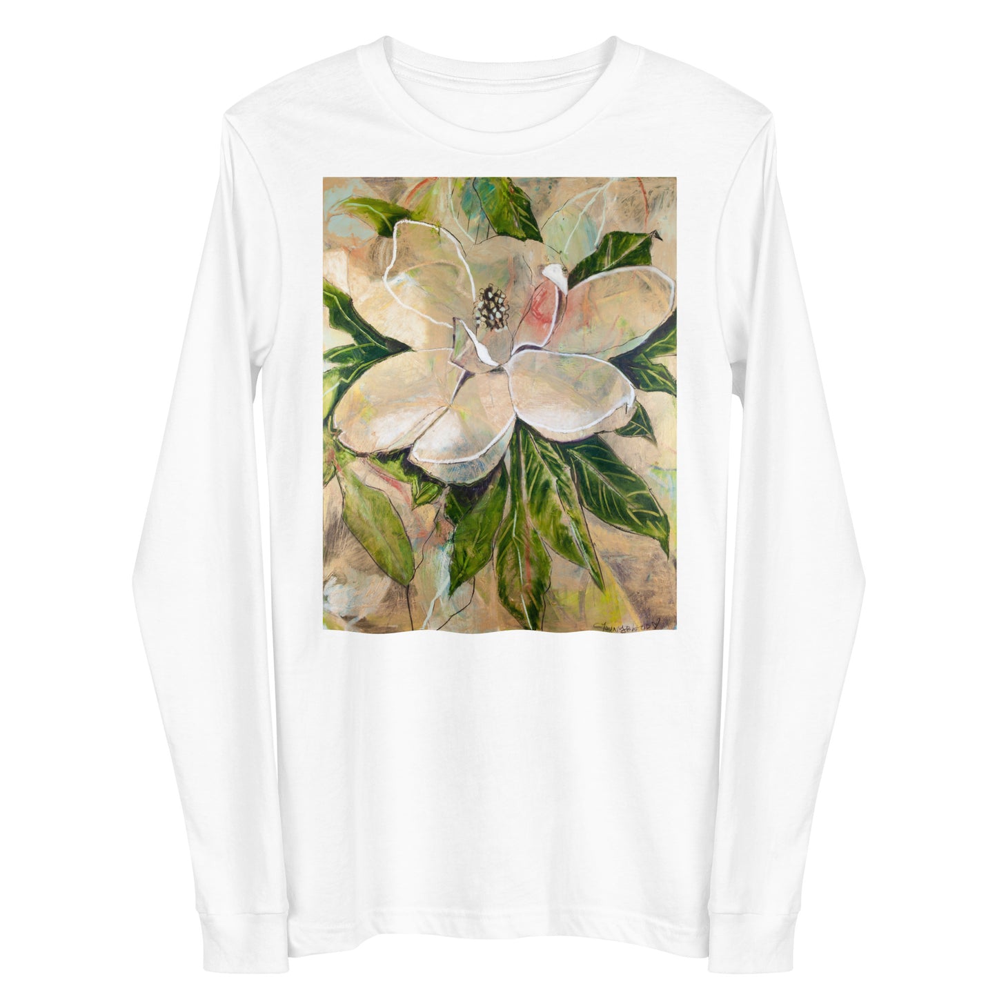 Golden Magnolia Unisex Long Sleeve Tee