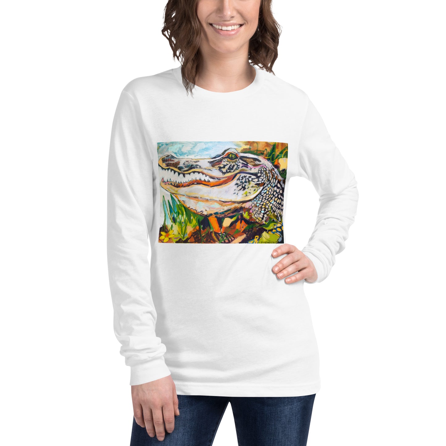 Groovy Gator Unisex Long Sleeve Tee