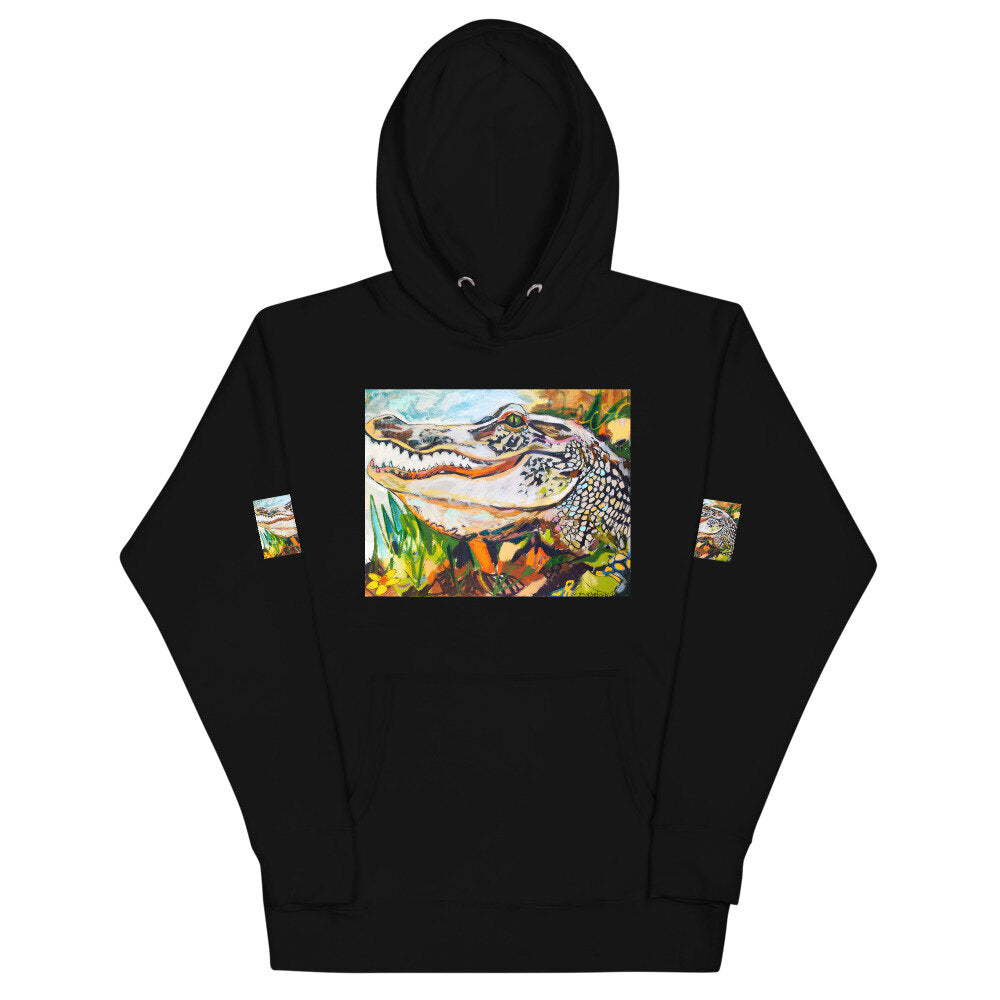 Groovy Gator Unisex Hoodie