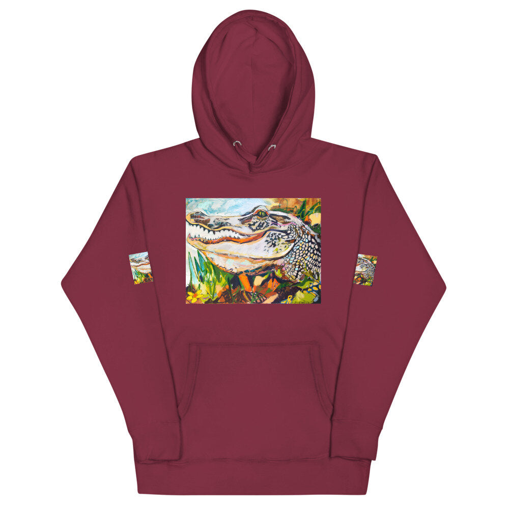 Groovy Gator Unisex Hoodie