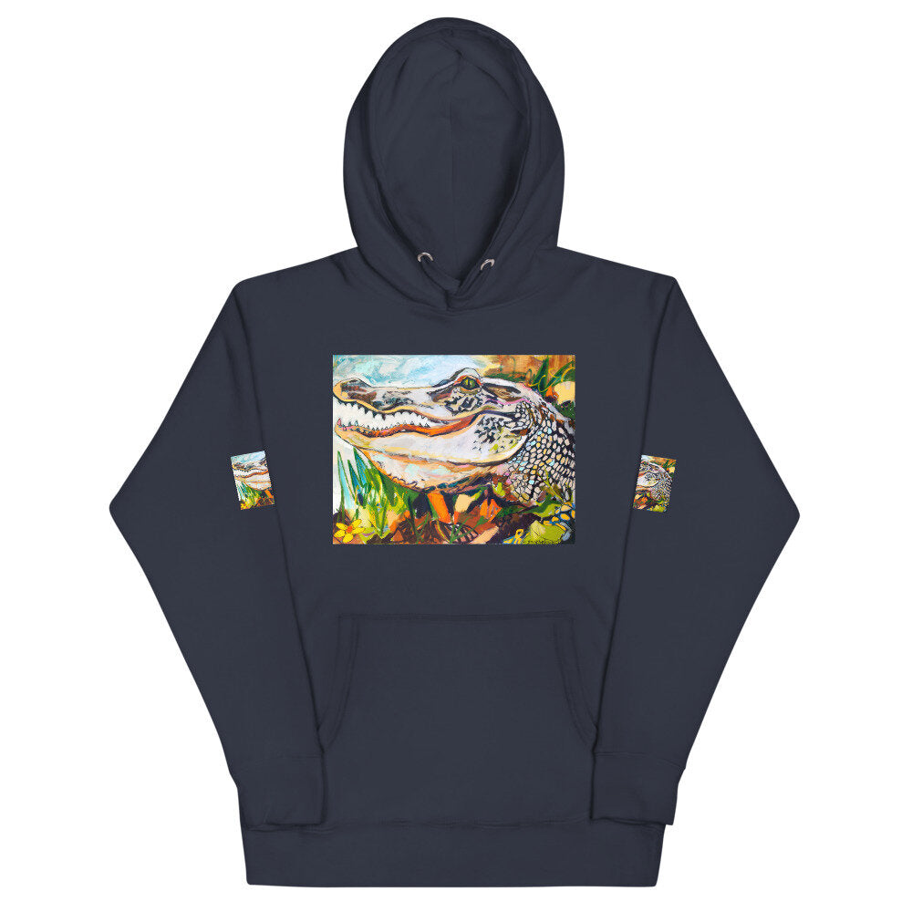 Groovy Gator Unisex Hoodie