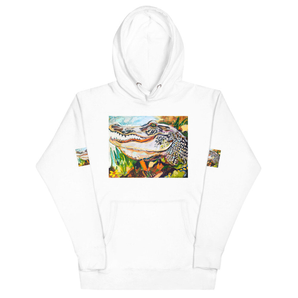 Groovy Gator Unisex Hoodie