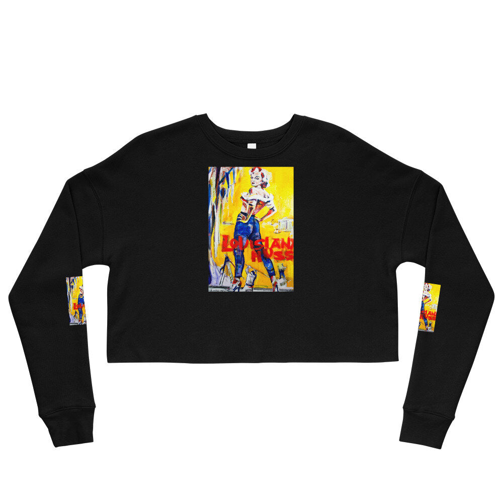 Louisiana Hussy II Crop Sweatshirt