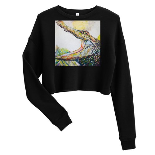 Big Mouth Gator Crop Sweatshirt