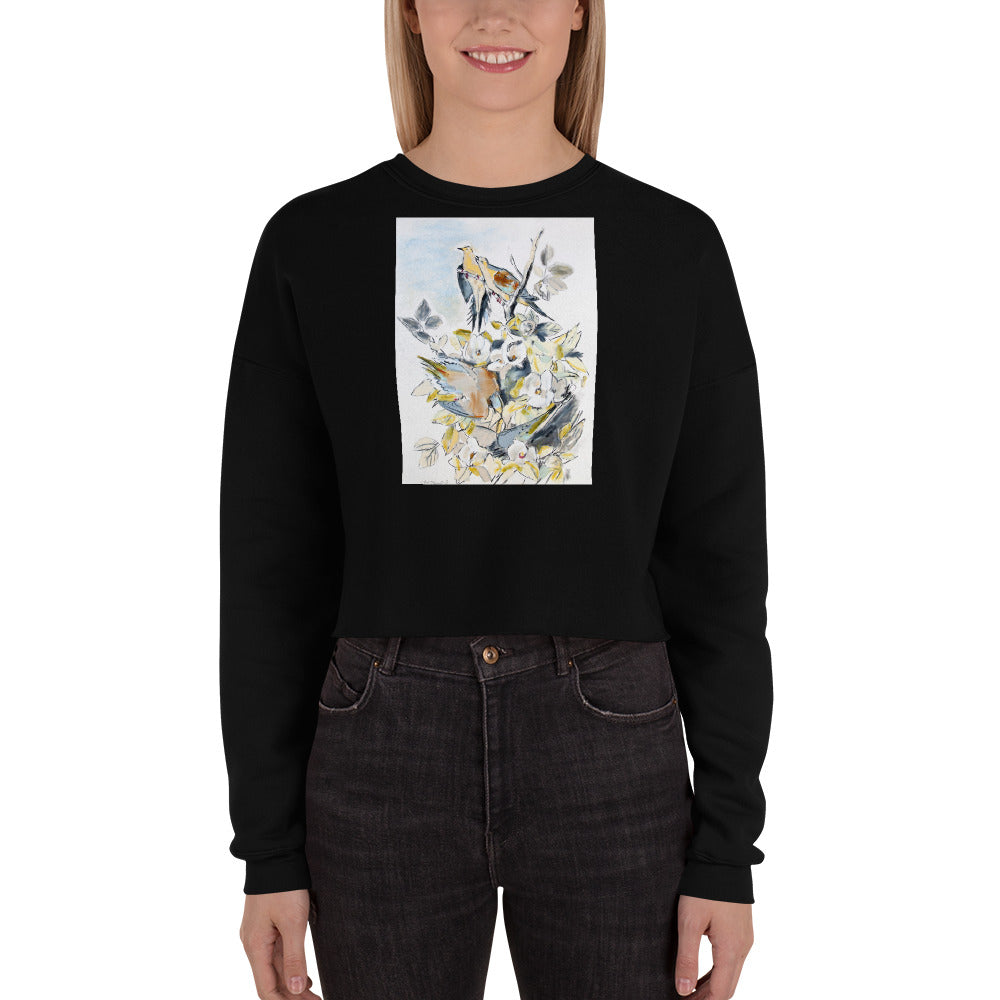 Mourning Doves Crop Sweatshirt