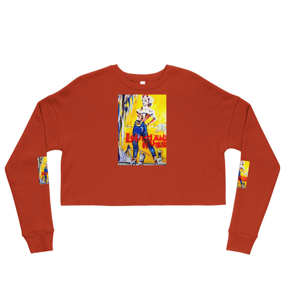 Louisiana Hussy II Crop Sweatshirt