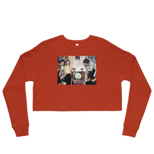 Vintage TV Crop Sweatshirt