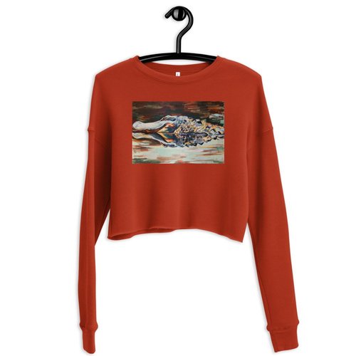 Smiling Gator Crop Sweatshirt