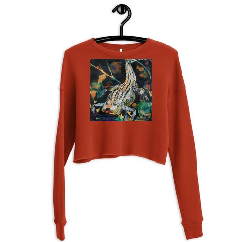 Fierce Gator Crop Sweatshirt