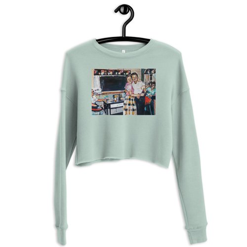 Vintage Friday Night Crop Sweatshirt