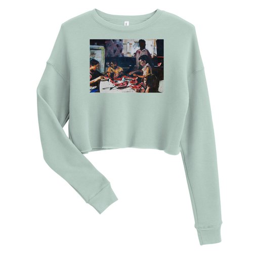 Watermelon Eaters Crop Sweatshirt