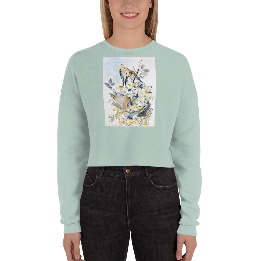 Mourning Doves Crop Sweatshirt