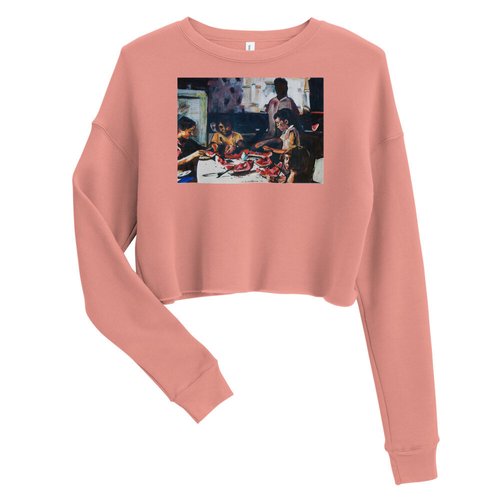 Watermelon Eaters Crop Sweatshirt