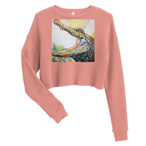 Big Mouth Gator Crop Sweatshirt