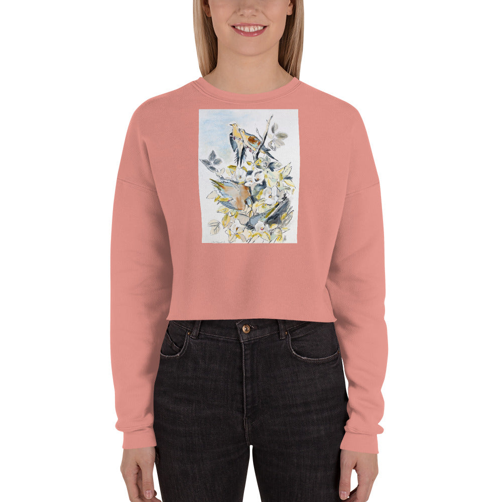 Mourning Doves Crop Sweatshirt