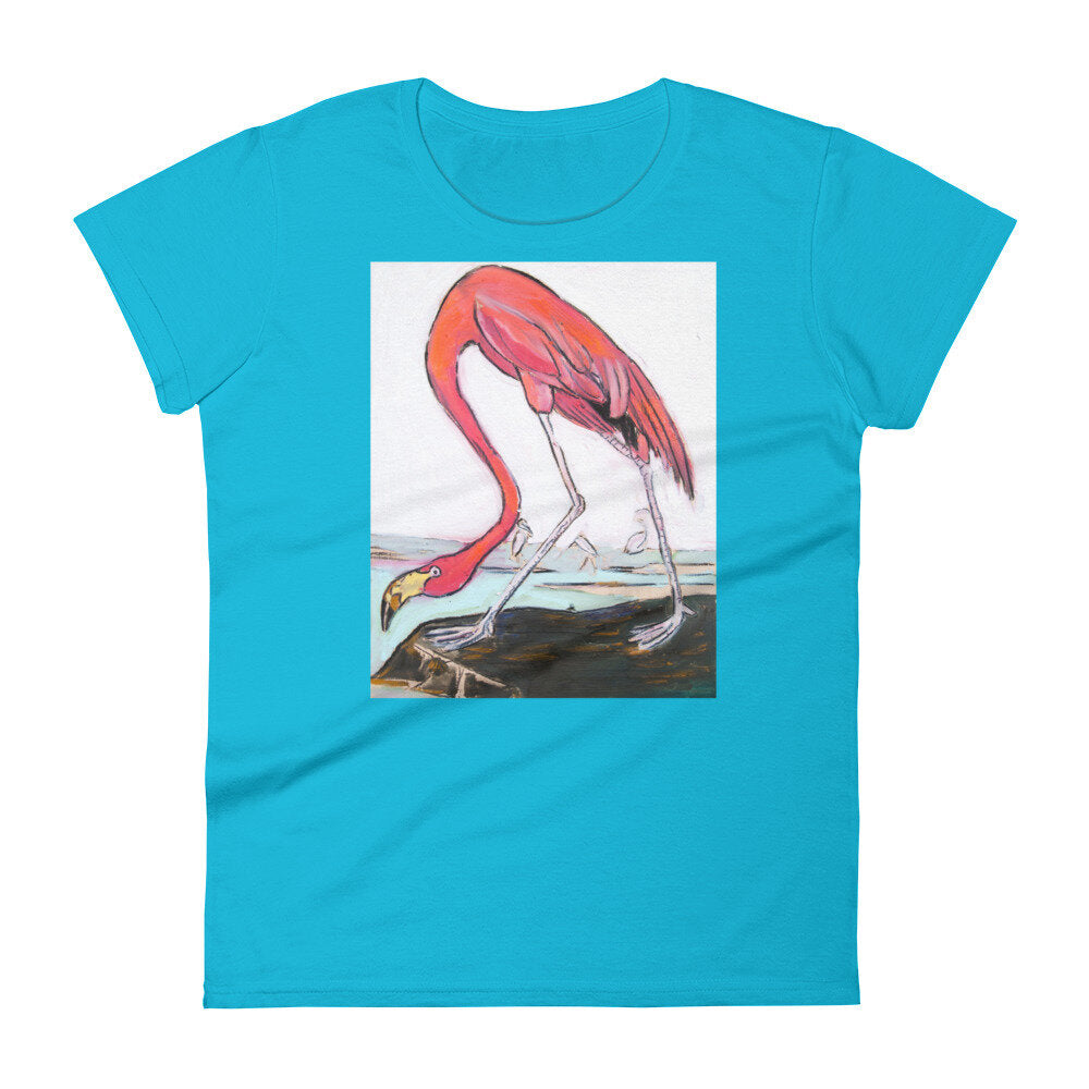 Pink Flamingo Women's short sleeve t-shirt