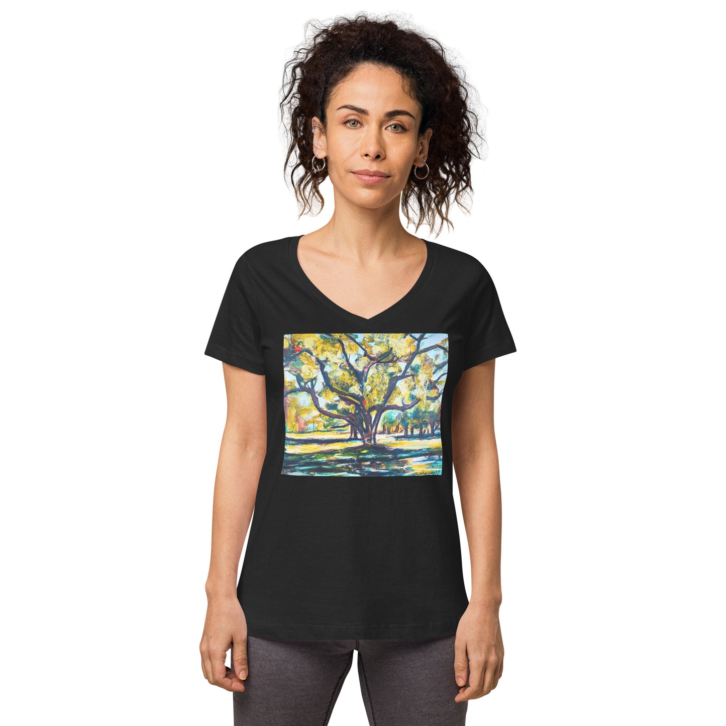 Tree of Life Women’s fitted v-neck t-shirt