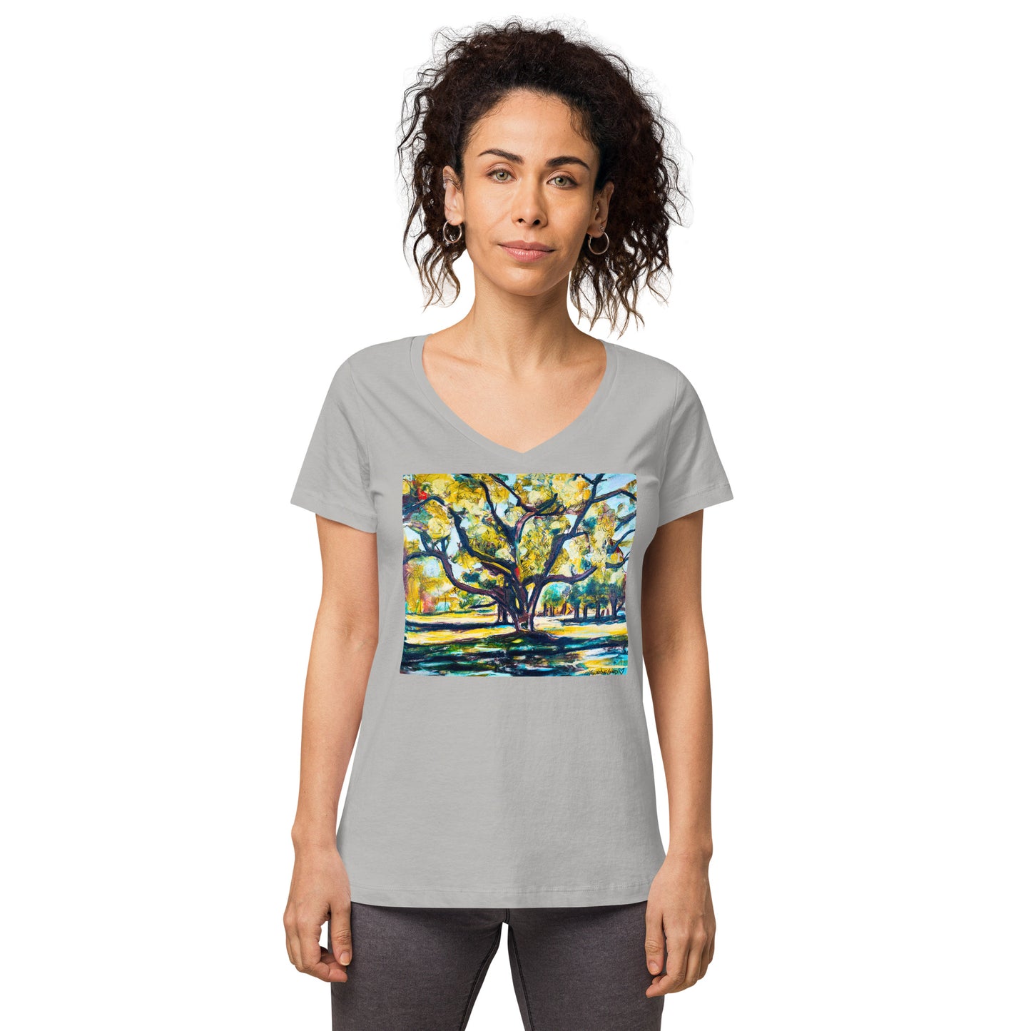 Tree of Life Women’s fitted v-neck t-shirt
