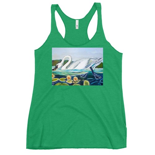 Tundra Swan Women's Racerback Tank