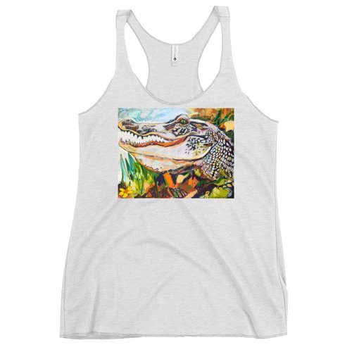 Groovy Gator Women's Racerback Tank