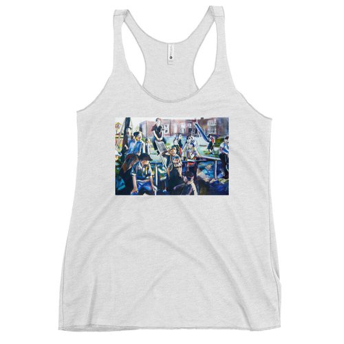 Vintage kids on the Playground Women's Racerback Tank