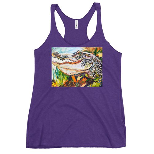 Groovy Gator Women's Racerback Tank