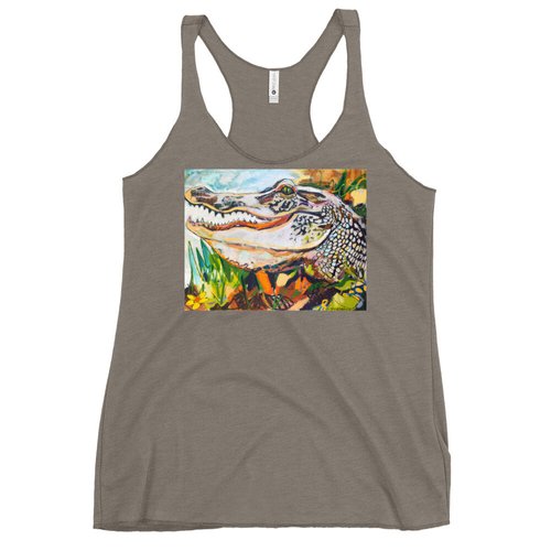 Groovy Gator Women's Racerback Tank