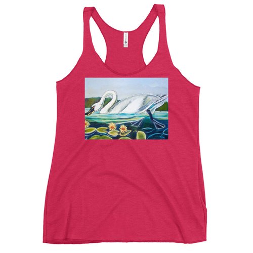 Tundra Swan Women's Racerback Tank