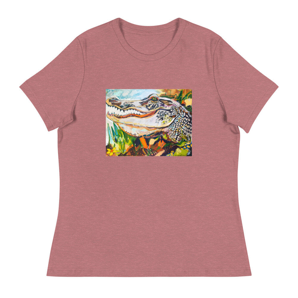 Groovy Gator Women's Relaxed T-Shirt