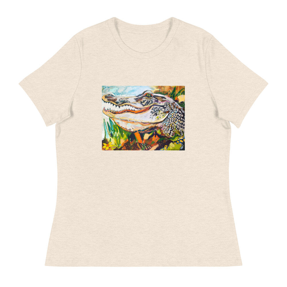 Groovy Gator Women's Relaxed T-Shirt