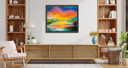 Sunrise in Open Field