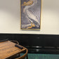 White Pelican (48x31”) Giclee on Canvas with Gold Floating Frame