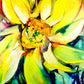 Sunflower (2018) (36x30”) Giclee on Canvas with Gold Floating Frame