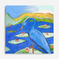 Blue Heron Searching for His Mate