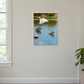 “God Winks at the Levee” Wildlife Photography Wood Print