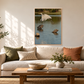 “God Winks at the Levee” Wildlife Photography Wood Print