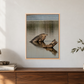 "Karl the Gator & Turtle at the Levee" Wildlife Photography Wood Print