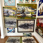 Chartreuse Gator (30x22”) Giclee on Canvas with Gold Floating Frame