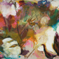 September Indian Cotton (36x48”) Giclee on Canvas with Gold Floating Frame