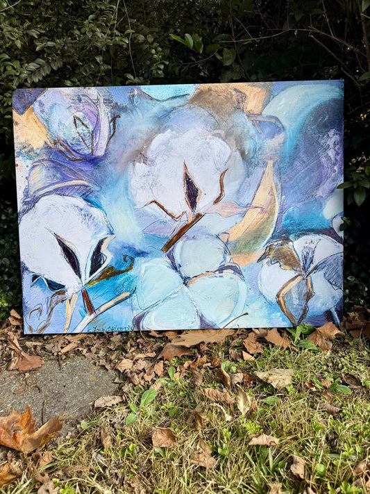 Soft Aqua Cotton (27x36”) | 50% off