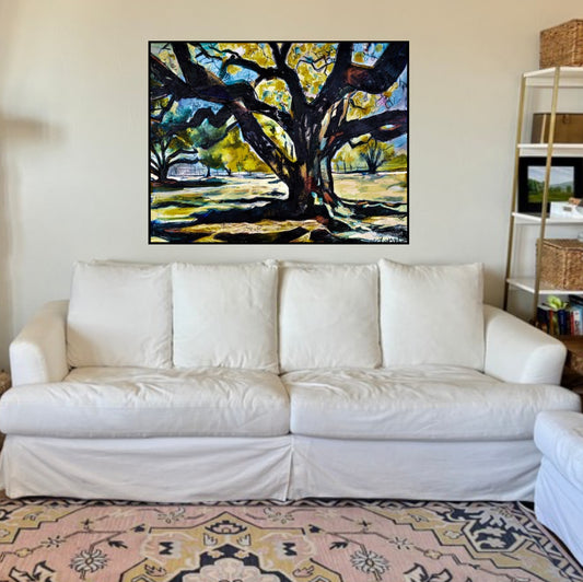 50% off (36x48”) Live Oak signed giclee on canvas